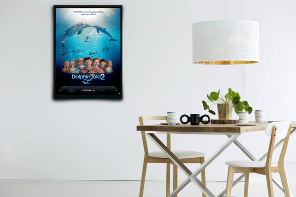Dolphin Tale 2 Signed Poster with COA