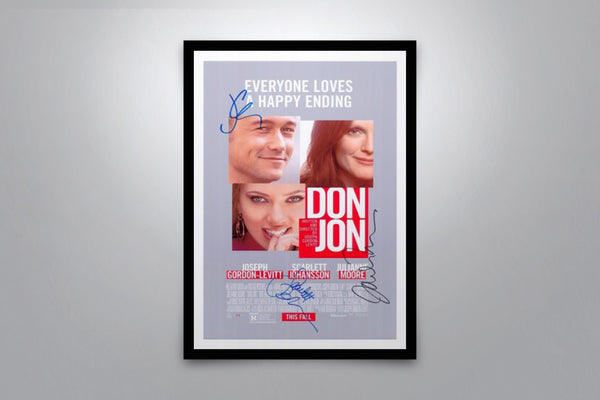 Don Jon Signed Poster with COA