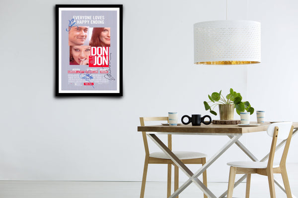 Don Jon Signed Poster with COA