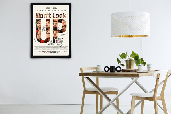Don't Look Up Signed Poster with COA