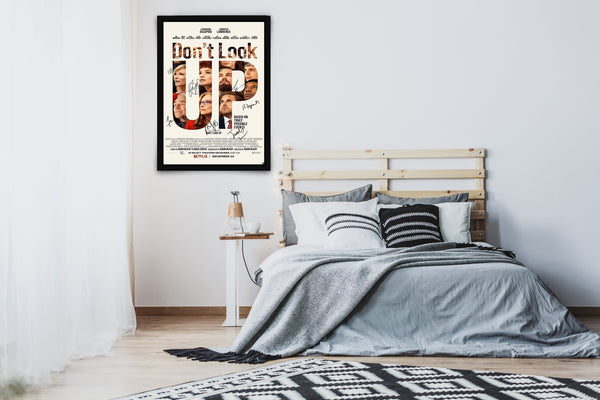 Don't Look Up Signed Poster with COA