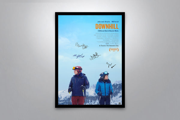 Downhill Signed Poster with COA