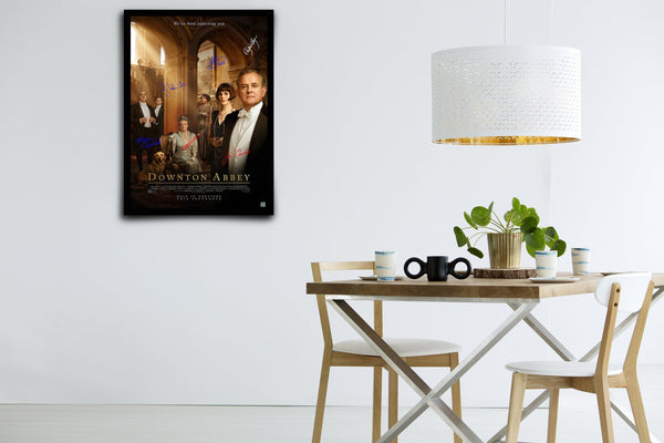 Downton Abbey Movie Signed Poster with COA