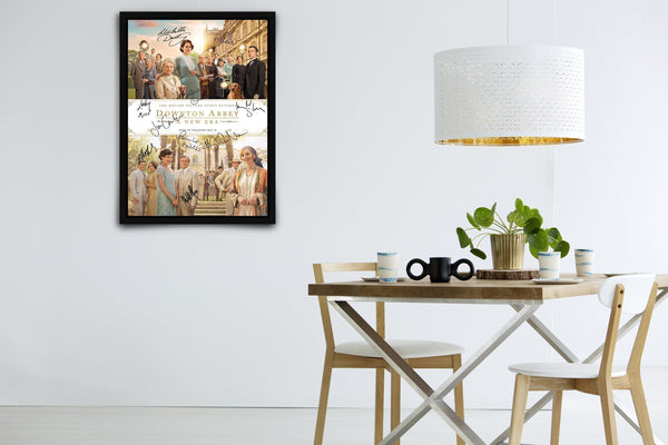 Downton Abbey: A New Era Signed Poster with COA