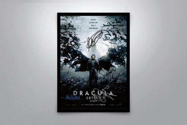 Dracula Untold Signed Poster with COA