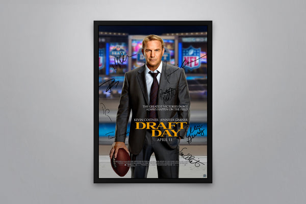 Draft Day Signed Poster with COA