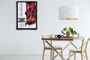 Dragged Across Concrete Signed Poster with COA