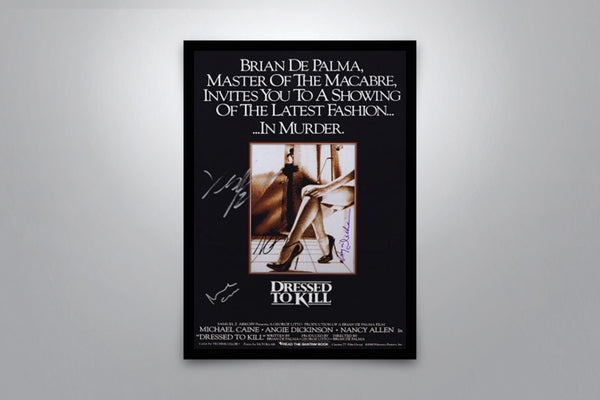 Dressed to Kill Signed Poster with COA