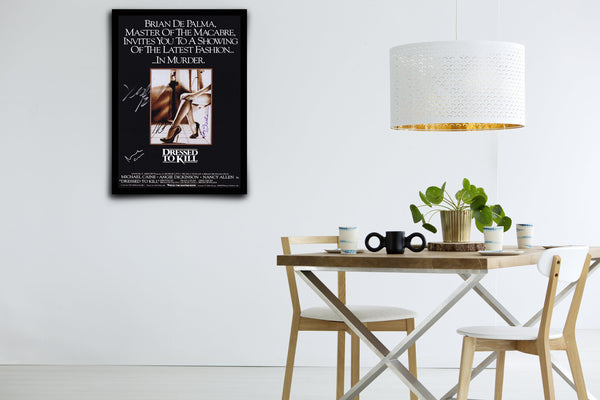 Dressed to Kill Signed Poster with COA