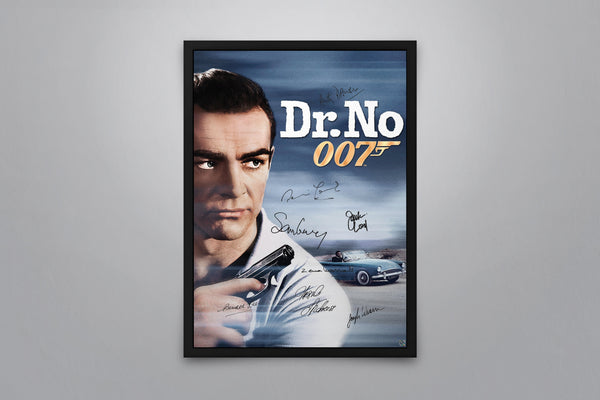 Dr. No (007) Signed Poster with COA