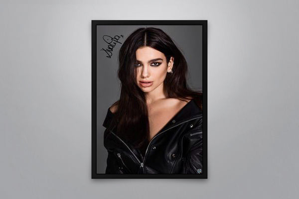 Dua Lipa Signed Poster with COA