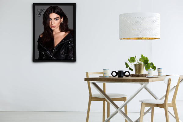 Dua Lipa Signed Poster with COA