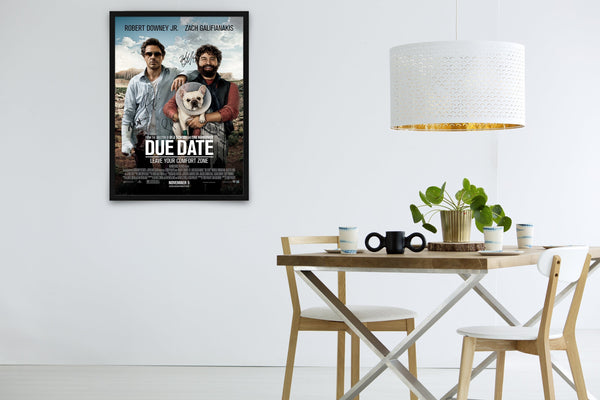 Due Date Signed Poster with COA