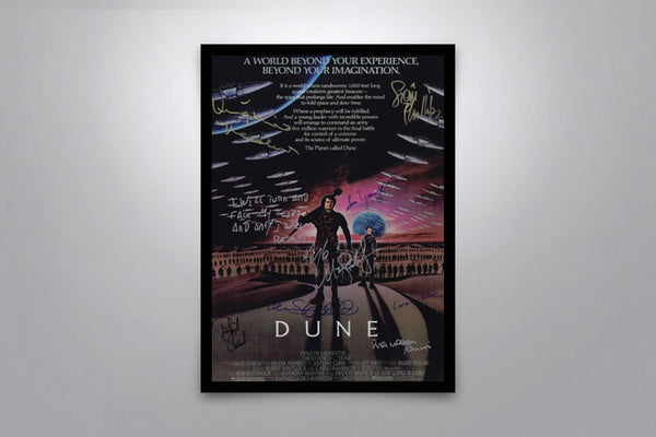 Dune Signed Poster with COA
