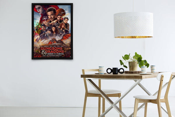 Dungeons & Dragons: Honor Among Thieves Signed Poster with COA