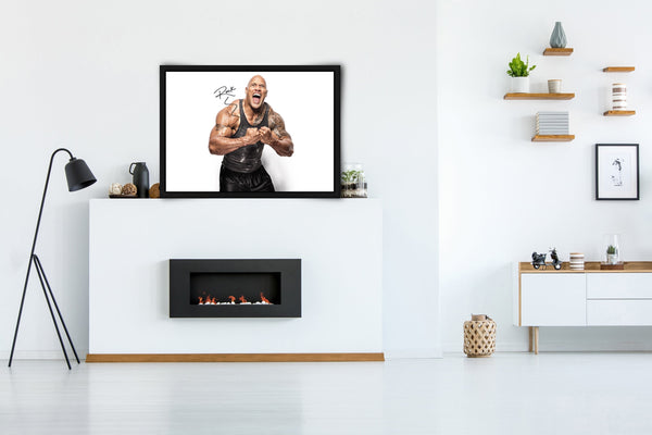 Dwayne "The Rock" Johnson Signed Poster with COA