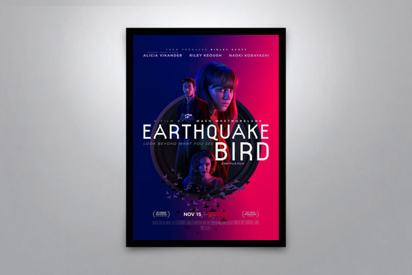 The Earthquake Bird Signed Poster with COA