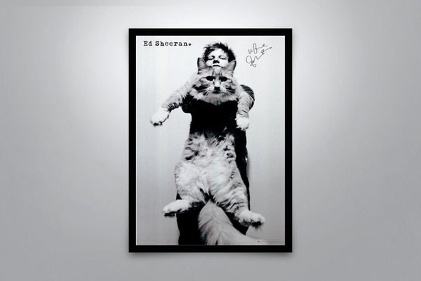 Ed Sheeran Signed Poster with COA