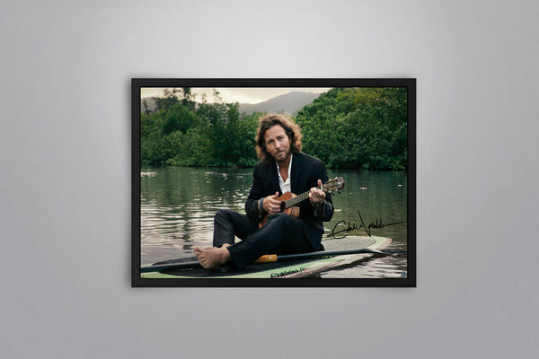 Eddie Vedder - Signed Poster + COA