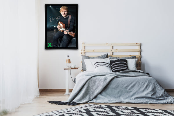 Ed Sheeran X Signed Poster with COA