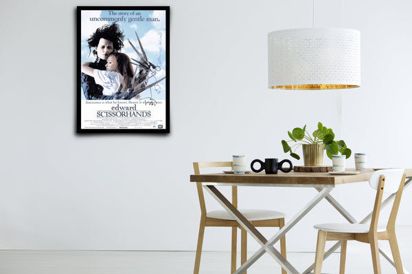 Edward Scissorhands - Signed Poster + COA