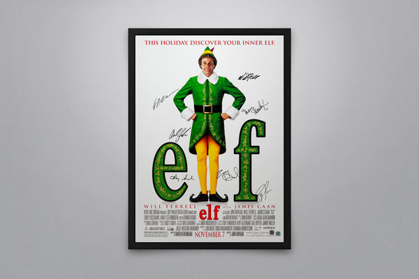 Elf Signed Poster with COA