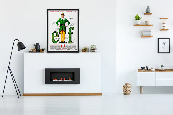 Elf Signed Poster with COA