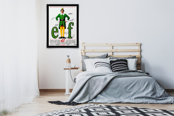 Elf Signed Poster with COA