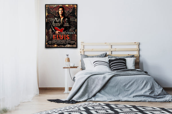 Elvis Signed Poster with COA