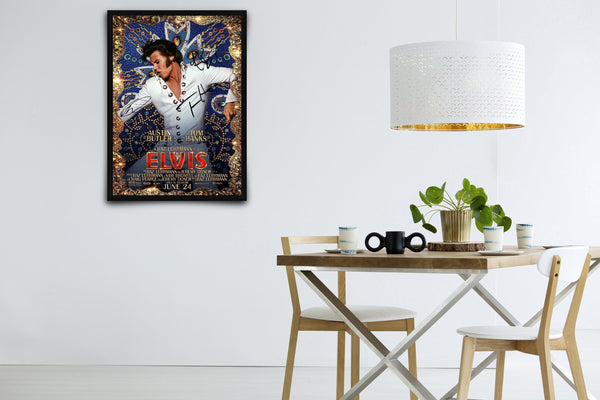 Elvis Signed Poster with COA