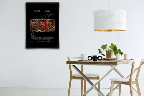 Elvis Signed Poster with COA