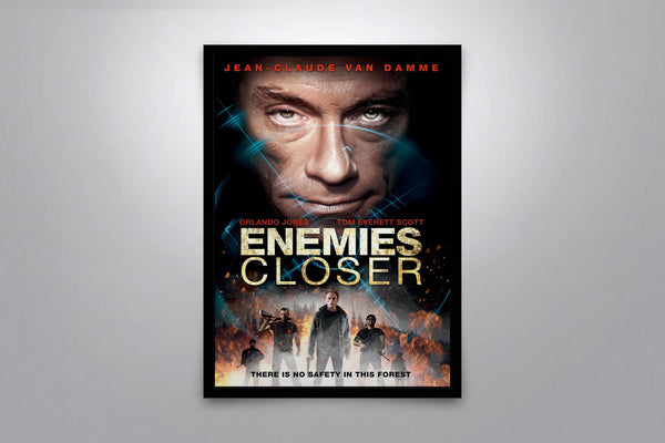 Enemies Closer Signed Poster with COA