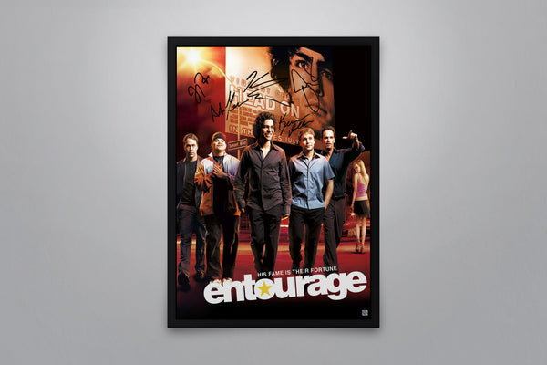 Entourage Signed Poster with COA