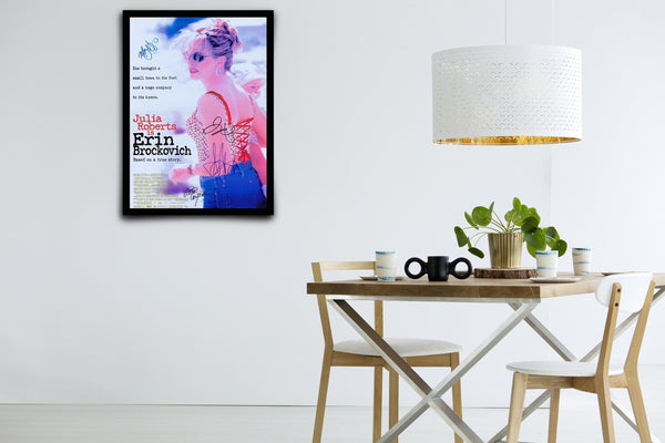 Erin Brockovich Signed Poster with COA