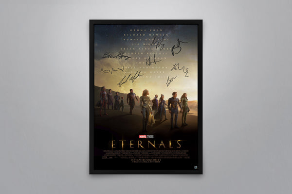 Eternals Signed Poster with COA