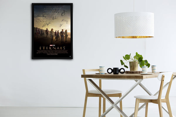 Eternals Signed Poster with COA