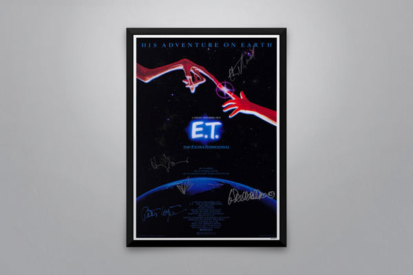 E.T. the Extra-Terrestrial  Signed Poster with COA