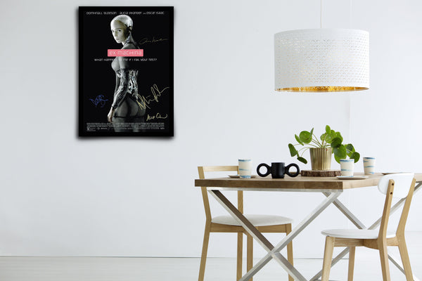 Ex Machina Signed Poster with COA