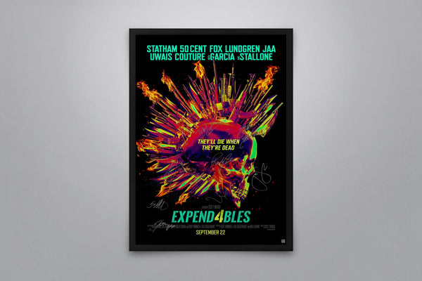 Expend4bles Signed Poster with COA