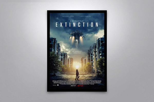Extinction Signed Poster with COA
