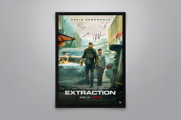 Extraction Signed Poster with COA