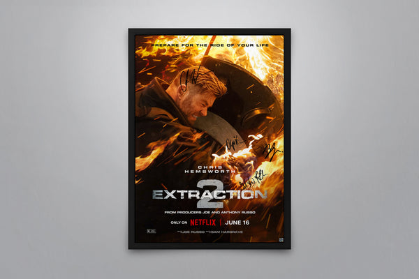 Extraction 2 Signed Poster with COA