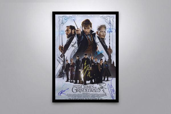 Fantastic Beasts: The Crimes of Grindelwald Signed Poster with COA
