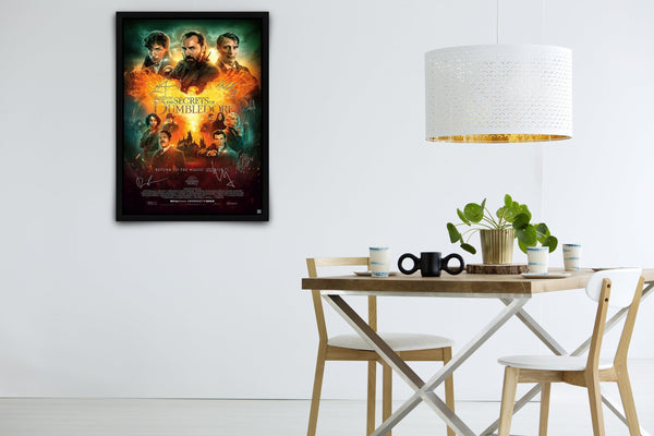 Fantastic Beasts: The Secrets of Dumbledore Signed Poster with COA