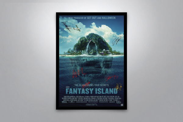 Fantasy Island Signed Poster with COA