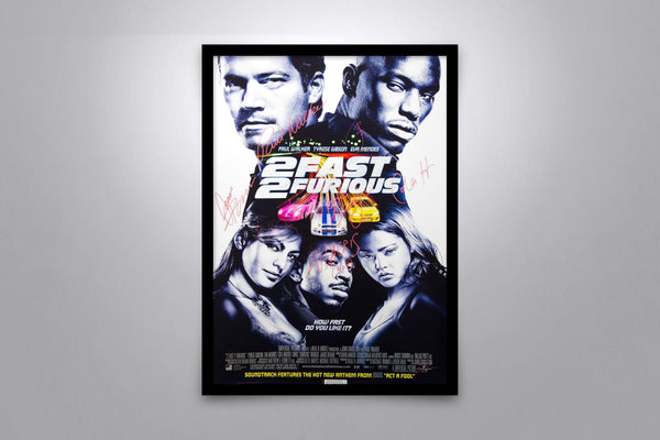 Fast and Furious Autographed Poster Collection