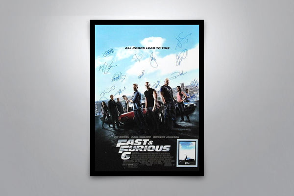 Fast and Furious Autographed Poster Collection