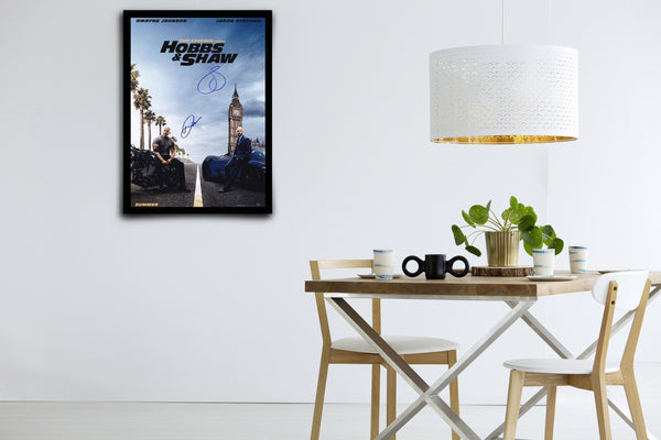 Fast & Furious: Hobbs & Shaw Signed Poster with COA