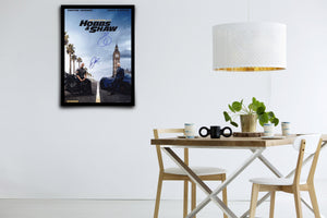 Fast & Furious: Hobbs & Shaw Signed Poster with COA