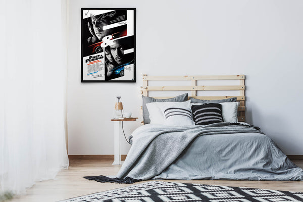 Fast & Furious Signed Poster with COA